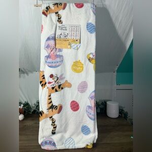 Winnie the Pooh Easter Plush Throw Blanket